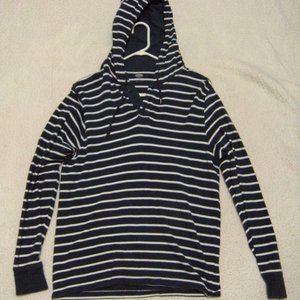 Old Navy Stripped Blue and white hoodie Shirt